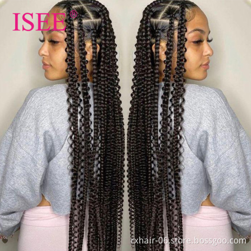 Wholesale Glueless Braid Wig Vendors,Full Lace Braided Wigs Human Hair For Women,Transparent Cornrow Braided Lace Front Wig